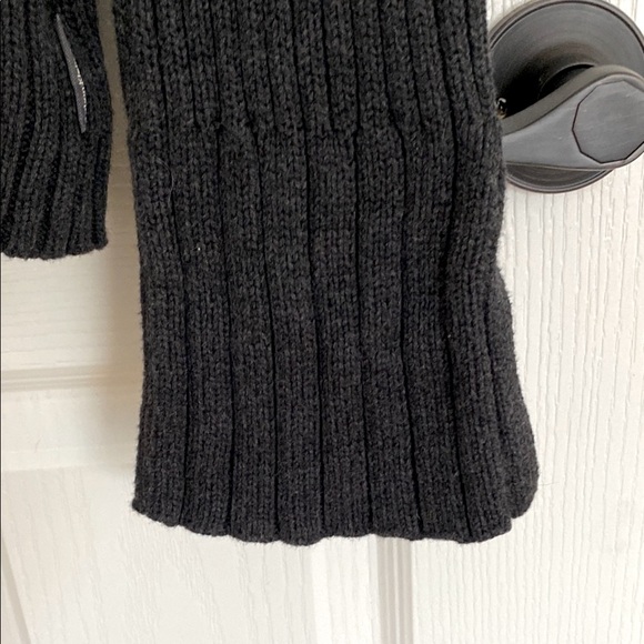 Calvin Klein Jeans Black Ribbed Turtleneck Sweater - Picture 4 of 7